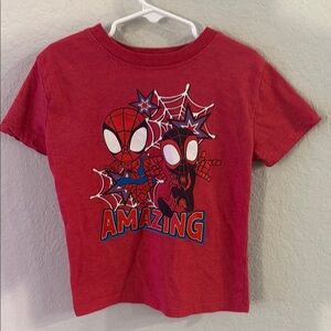Amazing Kids Red Spider Graphic T-Shirt
